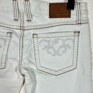 NWT Frankie b. white crop flair jeans sz. 4
